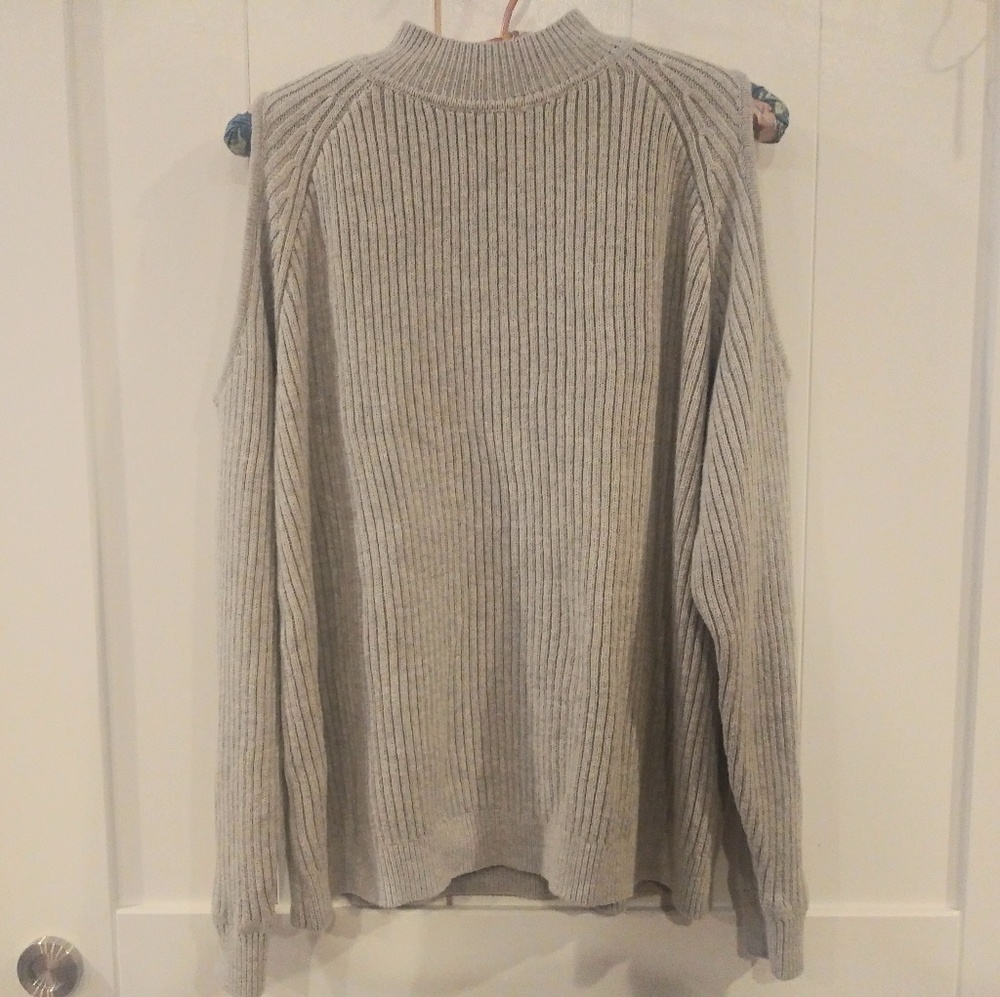 H&M Cold-Shoulder Knit Sweater